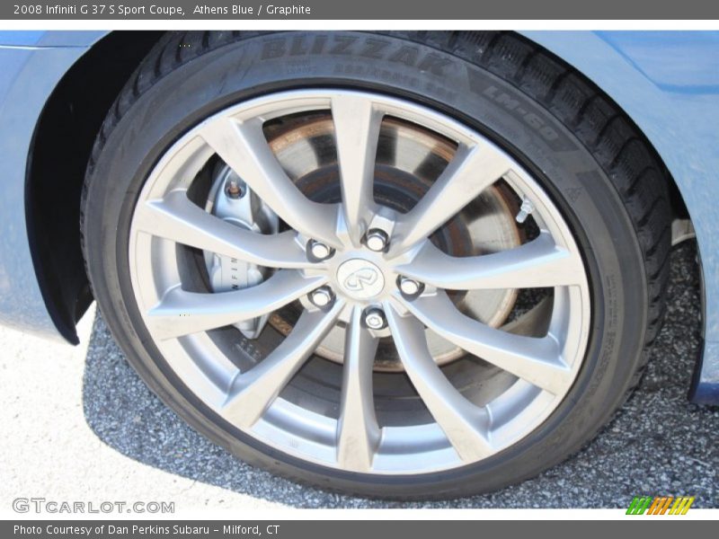 Athens Blue / Graphite 2008 Infiniti G 37 S Sport Coupe
