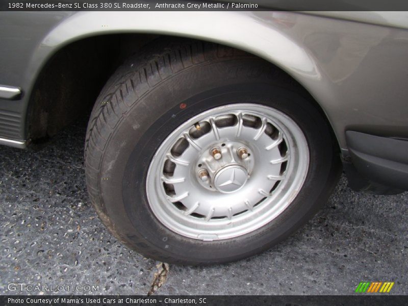 Anthracite Grey Metallic / Palomino 1982 Mercedes-Benz SL Class 380 SL Roadster