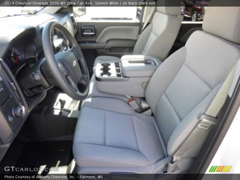 Summit White / Jet Black/Dark Ash 2014 Chevrolet Silverado 1500 WT Crew Cab 4x4
