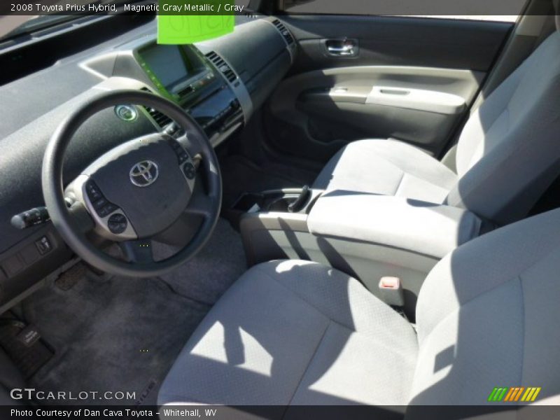 Magnetic Gray Metallic / Gray 2008 Toyota Prius Hybrid