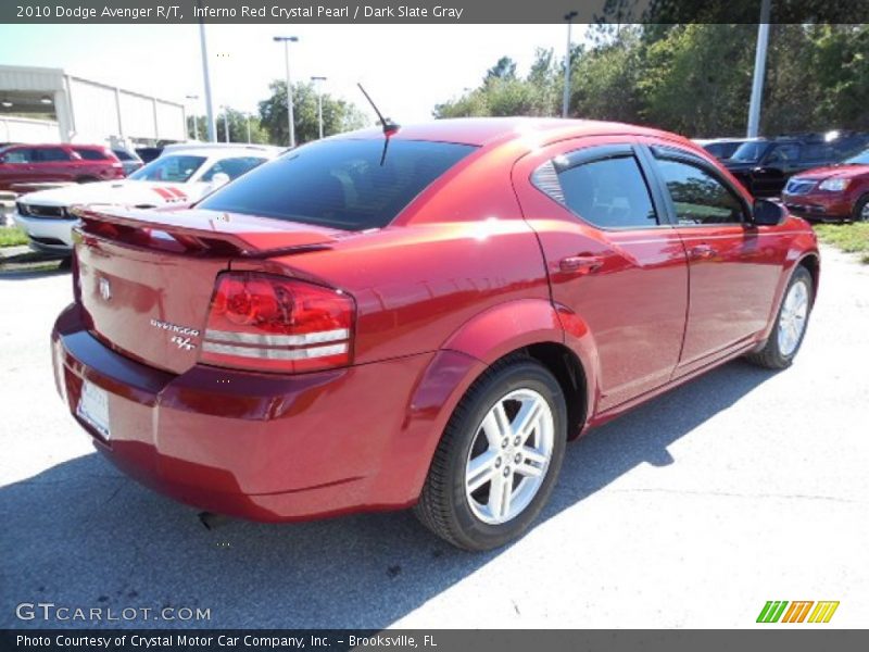 Inferno Red Crystal Pearl / Dark Slate Gray 2010 Dodge Avenger R/T