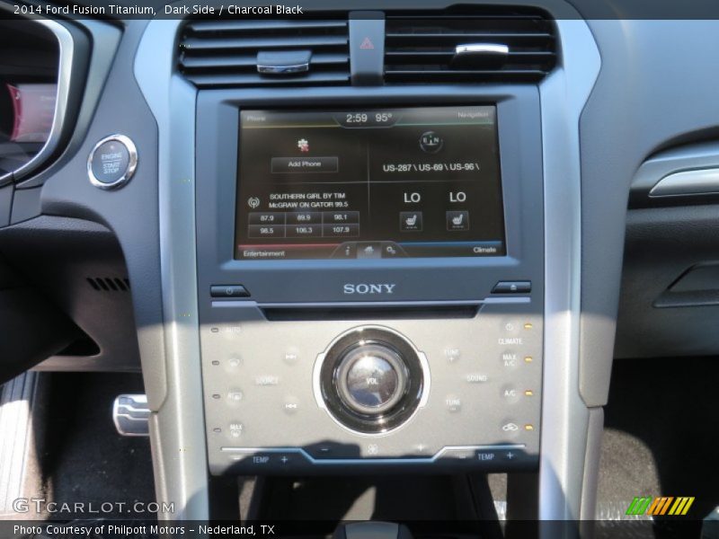Dark Side / Charcoal Black 2014 Ford Fusion Titanium