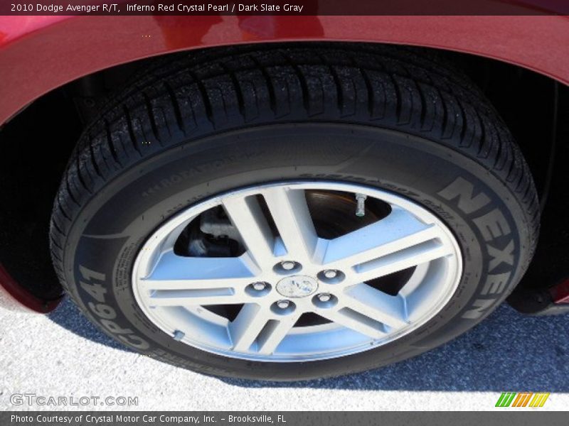 Inferno Red Crystal Pearl / Dark Slate Gray 2010 Dodge Avenger R/T