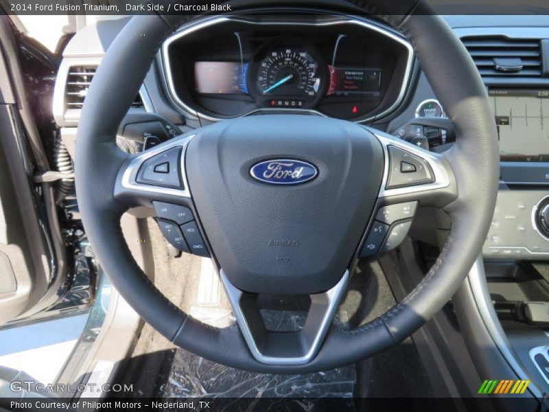 Dark Side / Charcoal Black 2014 Ford Fusion Titanium