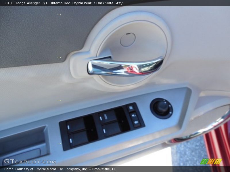 Inferno Red Crystal Pearl / Dark Slate Gray 2010 Dodge Avenger R/T