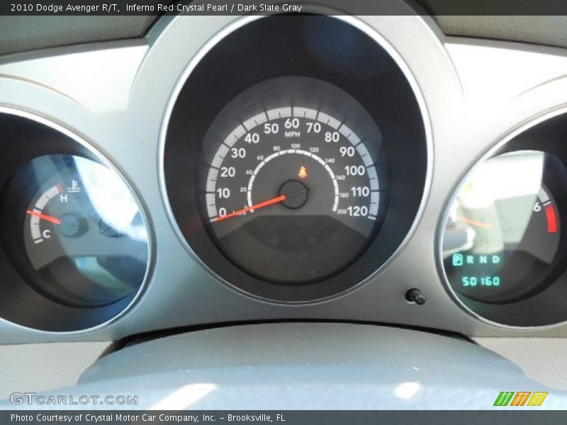 Inferno Red Crystal Pearl / Dark Slate Gray 2010 Dodge Avenger R/T