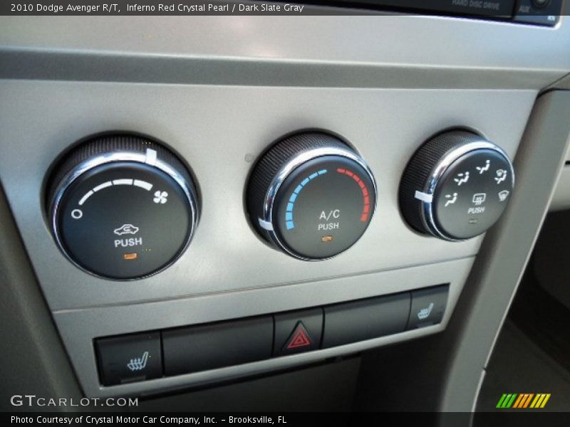 Inferno Red Crystal Pearl / Dark Slate Gray 2010 Dodge Avenger R/T