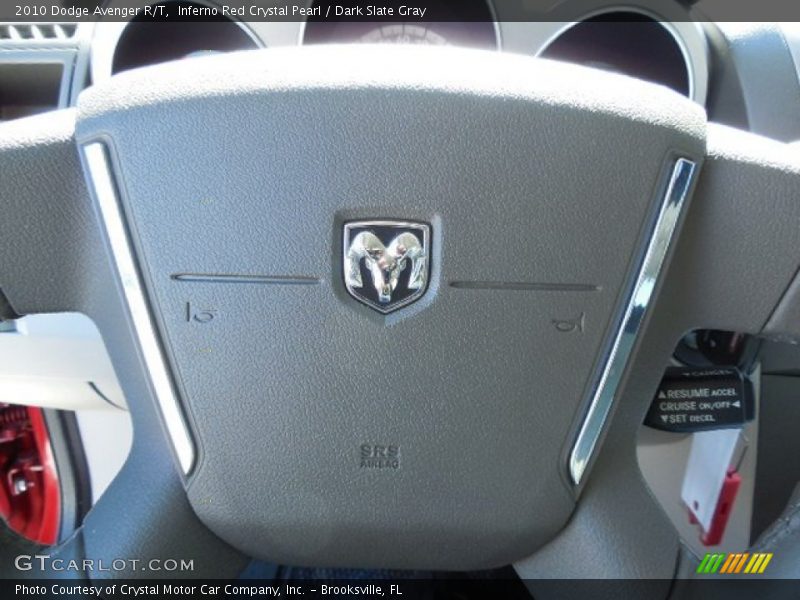 Inferno Red Crystal Pearl / Dark Slate Gray 2010 Dodge Avenger R/T