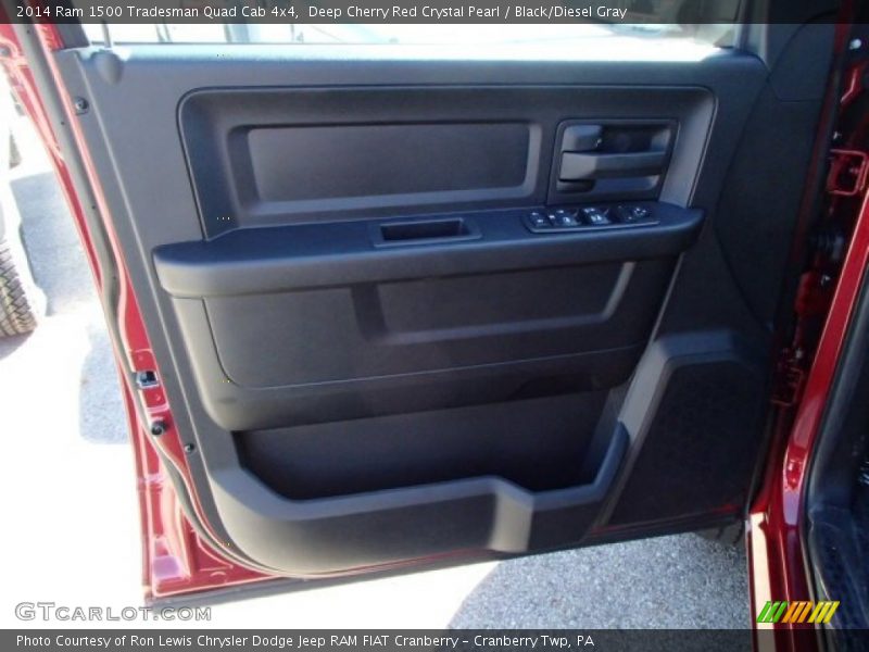 Deep Cherry Red Crystal Pearl / Black/Diesel Gray 2014 Ram 1500 Tradesman Quad Cab 4x4
