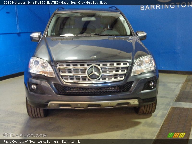 Steel Grey Metallic / Black 2010 Mercedes-Benz ML 350 BlueTEC 4Matic
