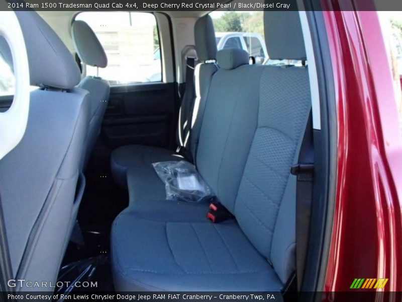 Deep Cherry Red Crystal Pearl / Black/Diesel Gray 2014 Ram 1500 Tradesman Quad Cab 4x4