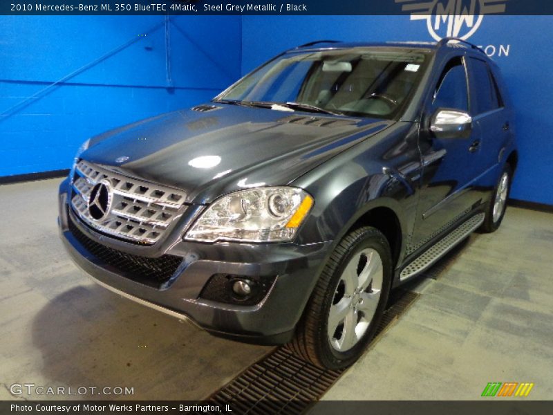Steel Grey Metallic / Black 2010 Mercedes-Benz ML 350 BlueTEC 4Matic