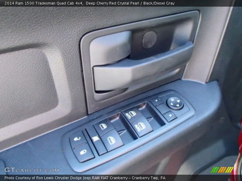 Deep Cherry Red Crystal Pearl / Black/Diesel Gray 2014 Ram 1500 Tradesman Quad Cab 4x4