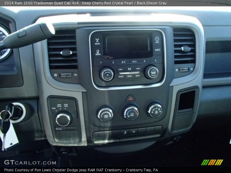 Deep Cherry Red Crystal Pearl / Black/Diesel Gray 2014 Ram 1500 Tradesman Quad Cab 4x4