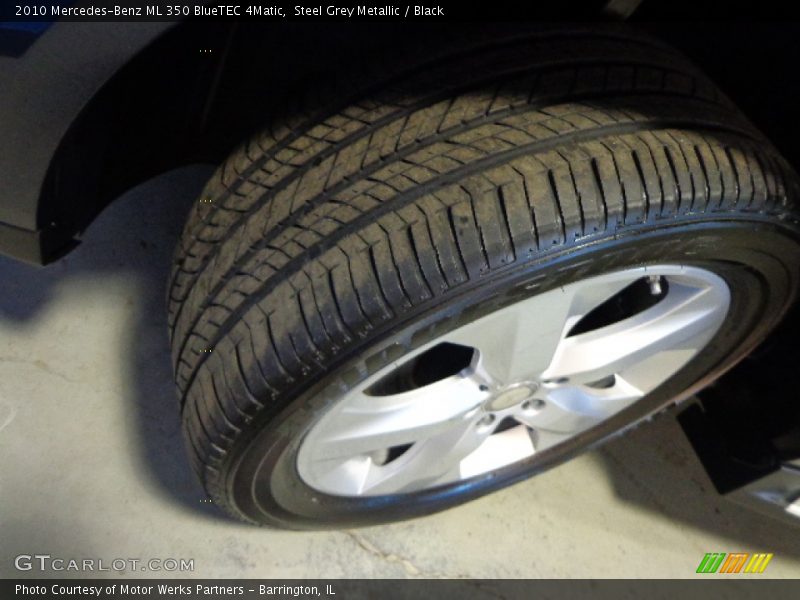 Steel Grey Metallic / Black 2010 Mercedes-Benz ML 350 BlueTEC 4Matic