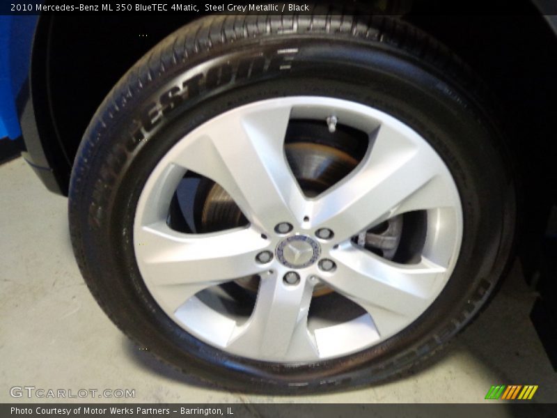 Steel Grey Metallic / Black 2010 Mercedes-Benz ML 350 BlueTEC 4Matic