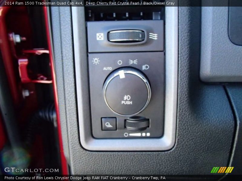 Deep Cherry Red Crystal Pearl / Black/Diesel Gray 2014 Ram 1500 Tradesman Quad Cab 4x4