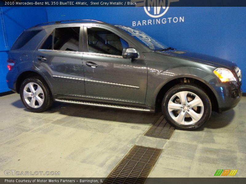 Steel Grey Metallic / Black 2010 Mercedes-Benz ML 350 BlueTEC 4Matic