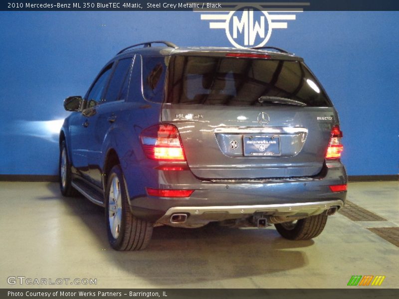 Steel Grey Metallic / Black 2010 Mercedes-Benz ML 350 BlueTEC 4Matic