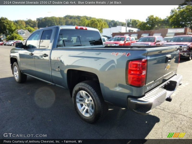 Blue Granite Metallic / Jet Black 2014 Chevrolet Silverado 1500 LT Double Cab 4x4