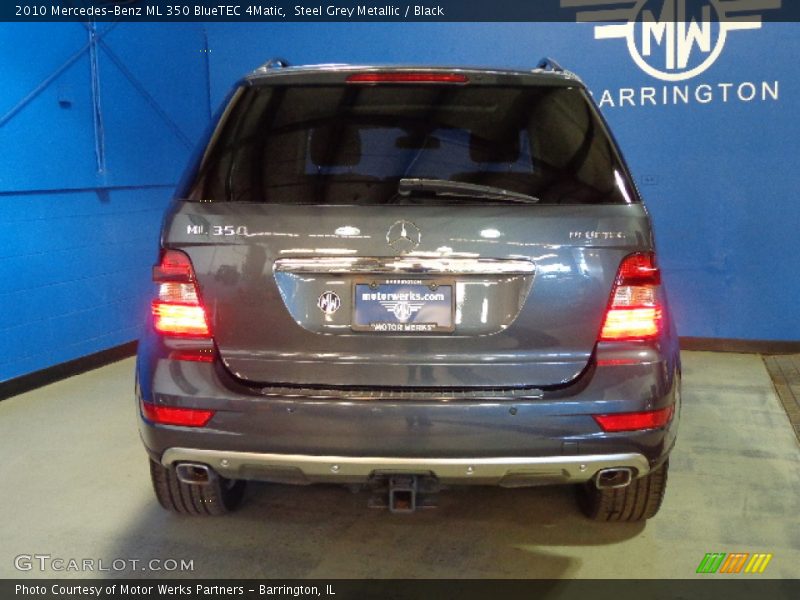 Steel Grey Metallic / Black 2010 Mercedes-Benz ML 350 BlueTEC 4Matic