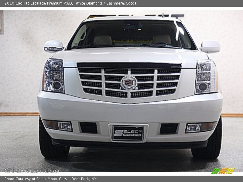 White Diamond / Cashmere/Cocoa 2010 Cadillac Escalade Premium AWD