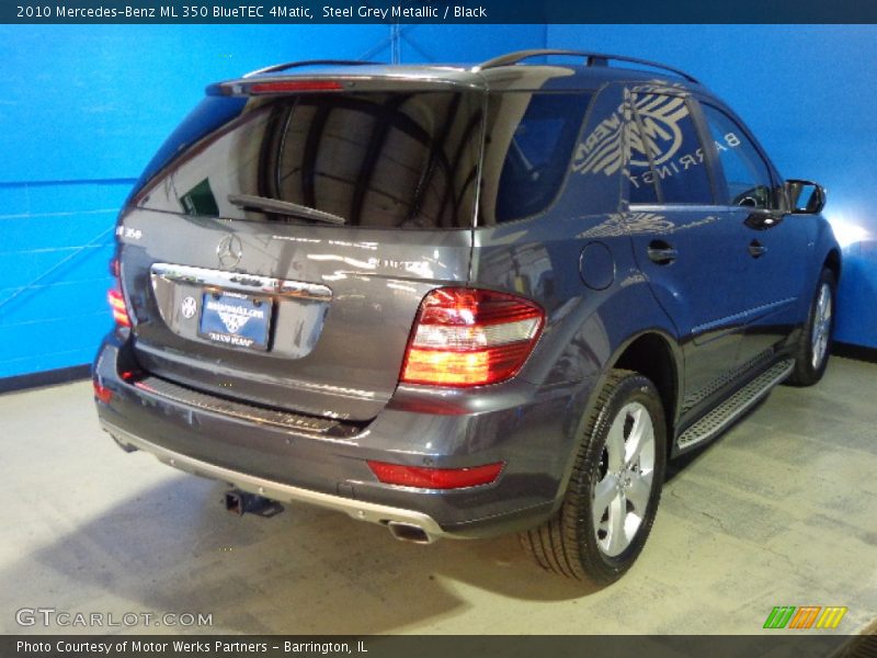 Steel Grey Metallic / Black 2010 Mercedes-Benz ML 350 BlueTEC 4Matic