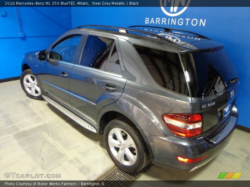 Steel Grey Metallic / Black 2010 Mercedes-Benz ML 350 BlueTEC 4Matic