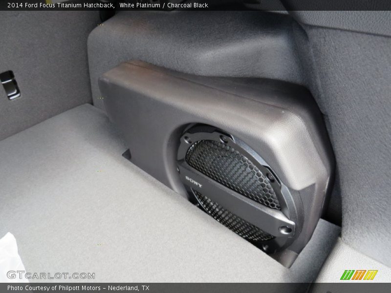 White Platinum / Charcoal Black 2014 Ford Focus Titanium Hatchback