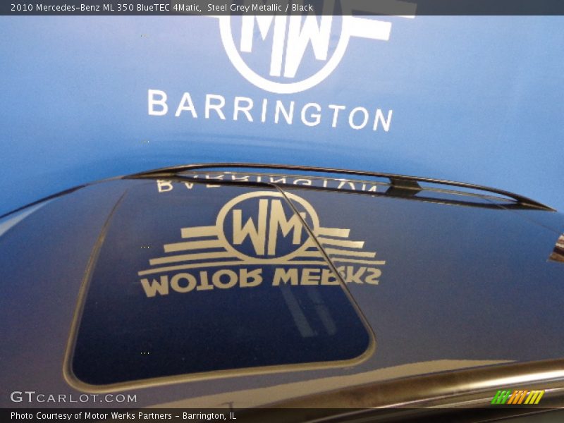 Steel Grey Metallic / Black 2010 Mercedes-Benz ML 350 BlueTEC 4Matic