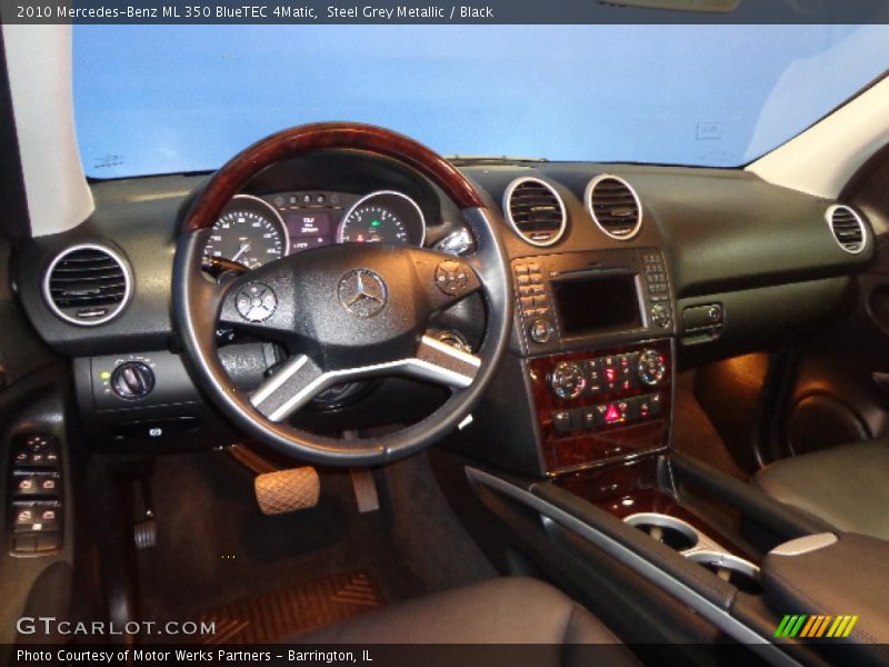 Steel Grey Metallic / Black 2010 Mercedes-Benz ML 350 BlueTEC 4Matic