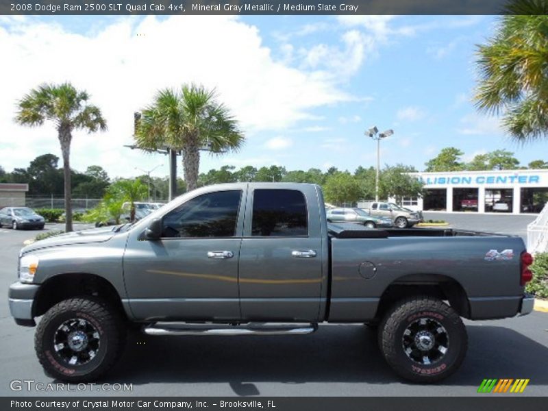 Mineral Gray Metallic / Medium Slate Gray 2008 Dodge Ram 2500 SLT Quad Cab 4x4
