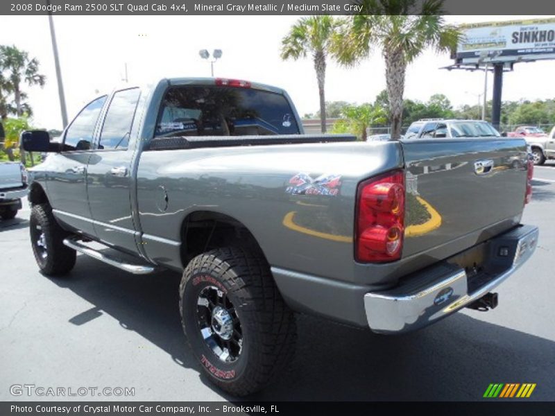 Mineral Gray Metallic / Medium Slate Gray 2008 Dodge Ram 2500 SLT Quad Cab 4x4