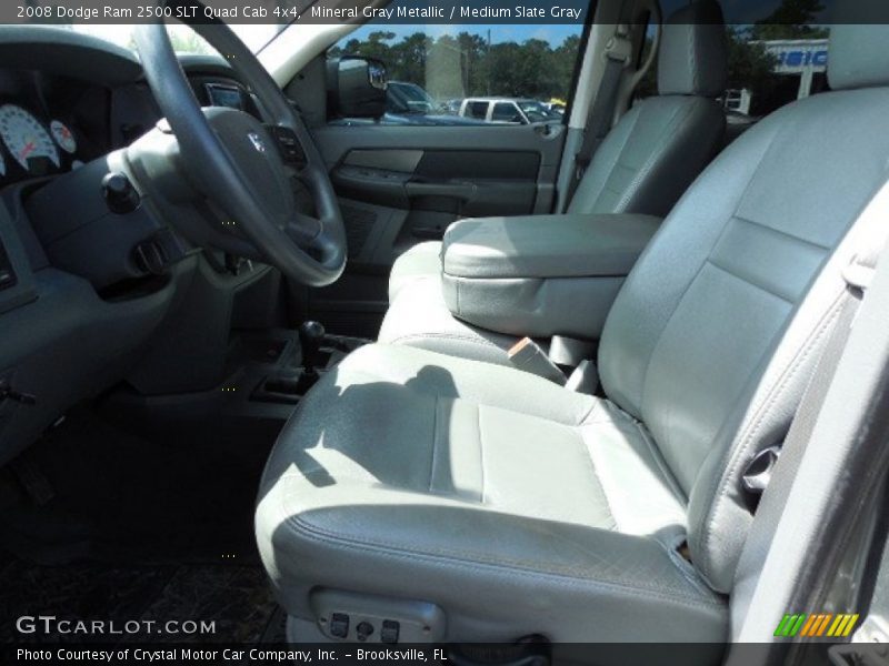 Mineral Gray Metallic / Medium Slate Gray 2008 Dodge Ram 2500 SLT Quad Cab 4x4