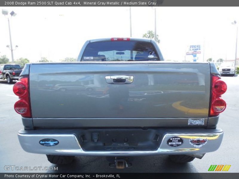 Mineral Gray Metallic / Medium Slate Gray 2008 Dodge Ram 2500 SLT Quad Cab 4x4