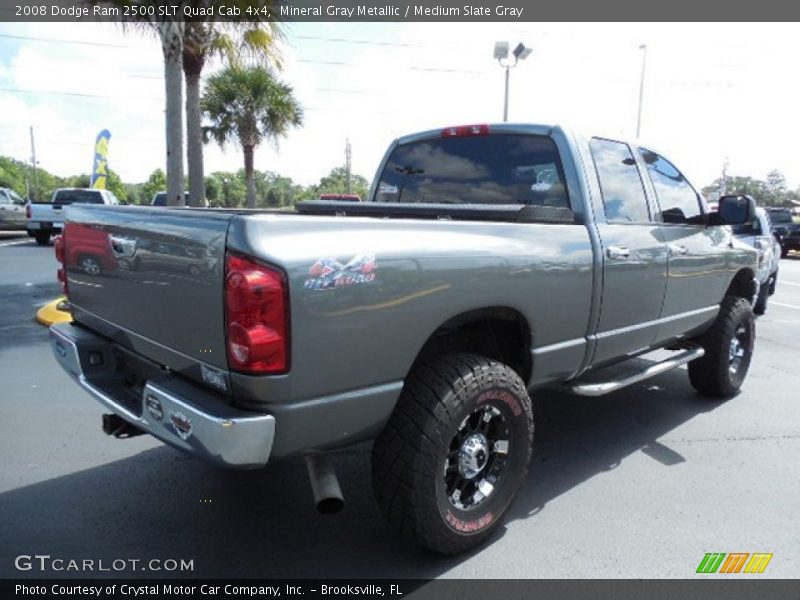 Mineral Gray Metallic / Medium Slate Gray 2008 Dodge Ram 2500 SLT Quad Cab 4x4