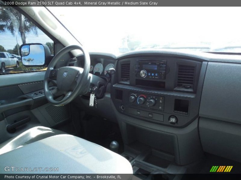 Mineral Gray Metallic / Medium Slate Gray 2008 Dodge Ram 2500 SLT Quad Cab 4x4