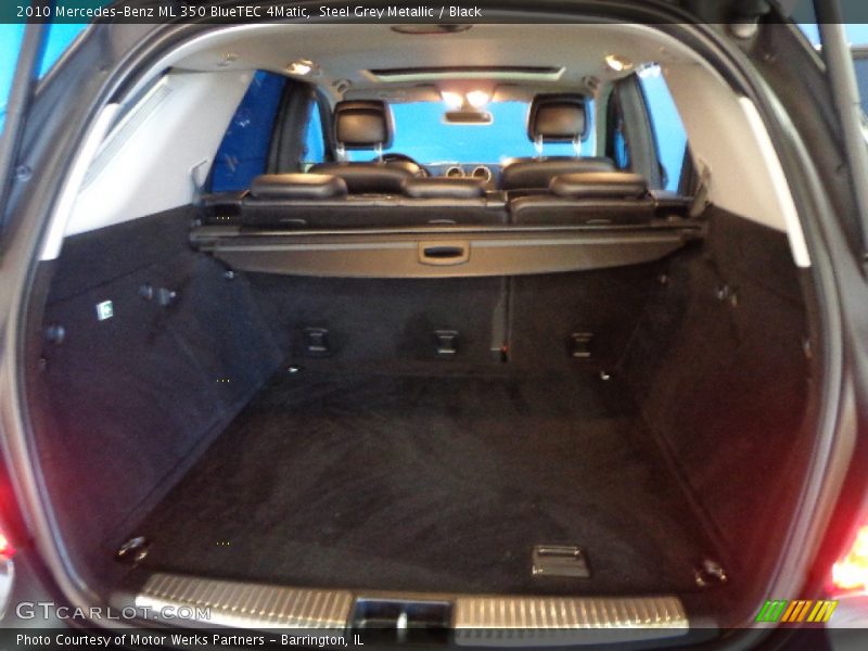 Steel Grey Metallic / Black 2010 Mercedes-Benz ML 350 BlueTEC 4Matic
