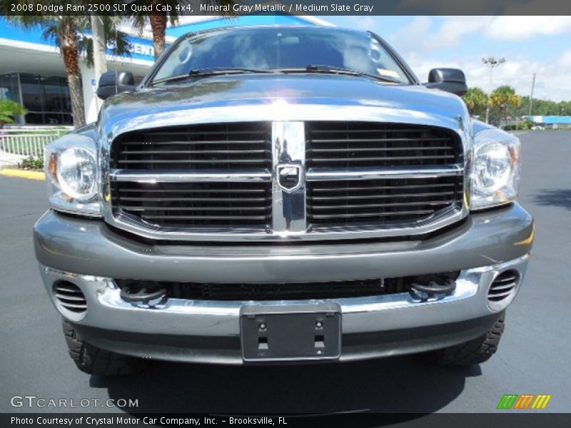 Mineral Gray Metallic / Medium Slate Gray 2008 Dodge Ram 2500 SLT Quad Cab 4x4