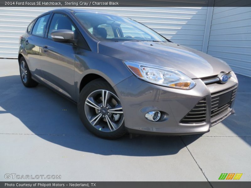 Sterling Gray / Charcoal Black 2014 Ford Focus SE Hatchback