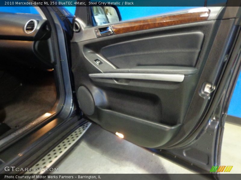 Steel Grey Metallic / Black 2010 Mercedes-Benz ML 350 BlueTEC 4Matic