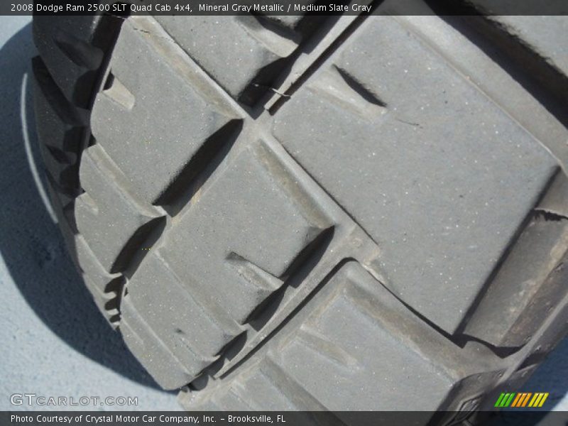 Mineral Gray Metallic / Medium Slate Gray 2008 Dodge Ram 2500 SLT Quad Cab 4x4