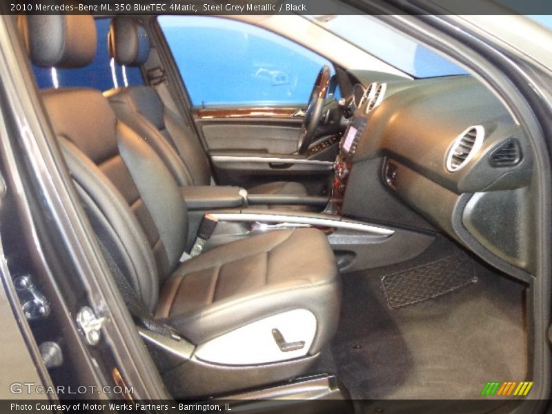 Steel Grey Metallic / Black 2010 Mercedes-Benz ML 350 BlueTEC 4Matic