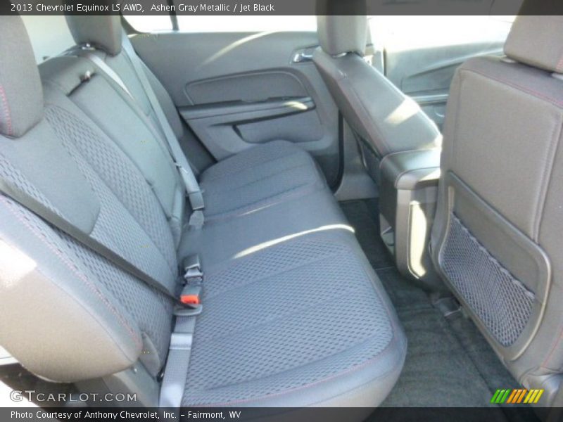 Ashen Gray Metallic / Jet Black 2013 Chevrolet Equinox LS AWD