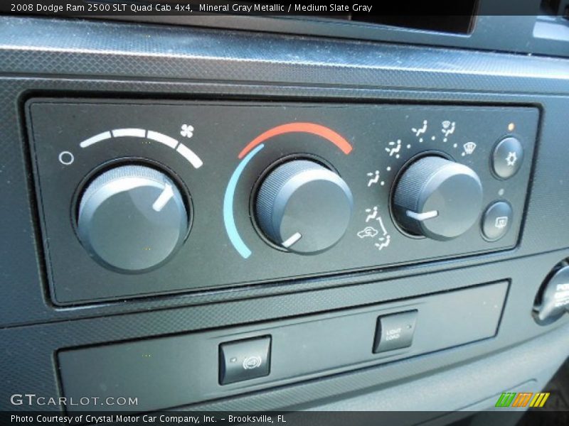 Mineral Gray Metallic / Medium Slate Gray 2008 Dodge Ram 2500 SLT Quad Cab 4x4