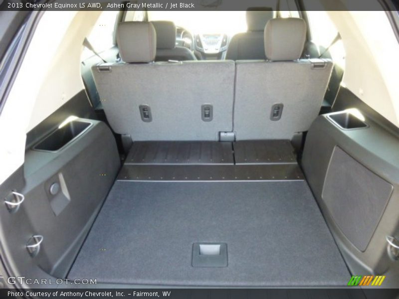 Ashen Gray Metallic / Jet Black 2013 Chevrolet Equinox LS AWD