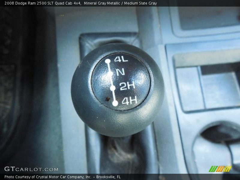 Mineral Gray Metallic / Medium Slate Gray 2008 Dodge Ram 2500 SLT Quad Cab 4x4