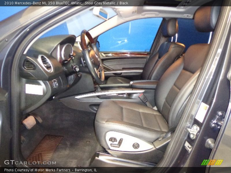 Steel Grey Metallic / Black 2010 Mercedes-Benz ML 350 BlueTEC 4Matic