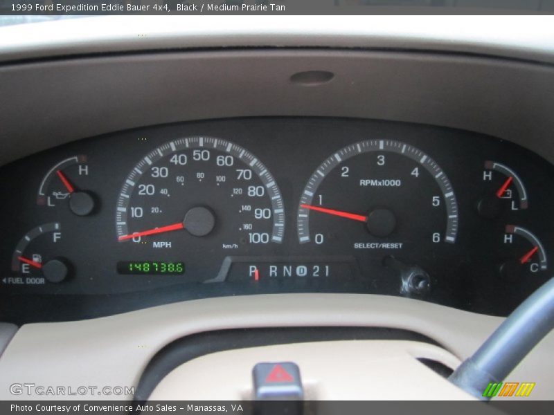 Black / Medium Prairie Tan 1999 Ford Expedition Eddie Bauer 4x4