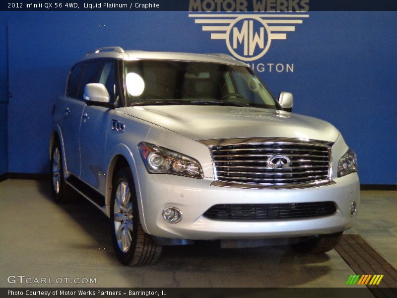 Liquid Platinum / Graphite 2012 Infiniti QX 56 4WD
